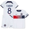 Maglia ufficiale Paris Saint Germain Fabian 8 Trasferta 2023-24 per Bambino